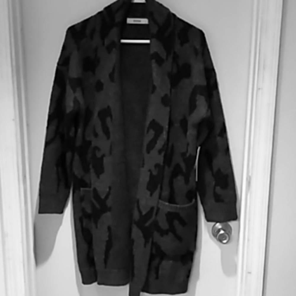 Camo Shawl Cardigan